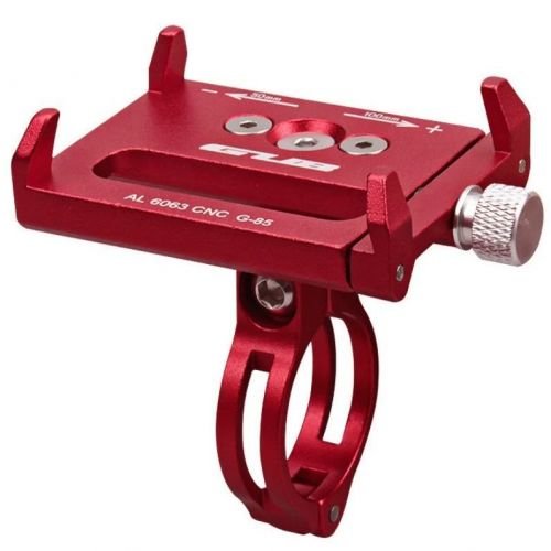  Тримач гаджета GUB G-85 на кермо/винос алюмінієвий, червоний